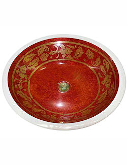 Fall Paddock Hand-Painted Sink