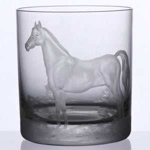 Bohemian Crystal Equestrian Barware - Equine Luxuries