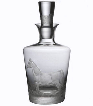 Bohemian Crystal Equestrian Barware - Equine Luxuries