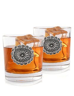 Southwestern Heritage Medallion Bar Glass Set