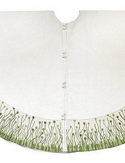 High Pasture Embroidered Christmas Tree Skirts - Equine Luxuries