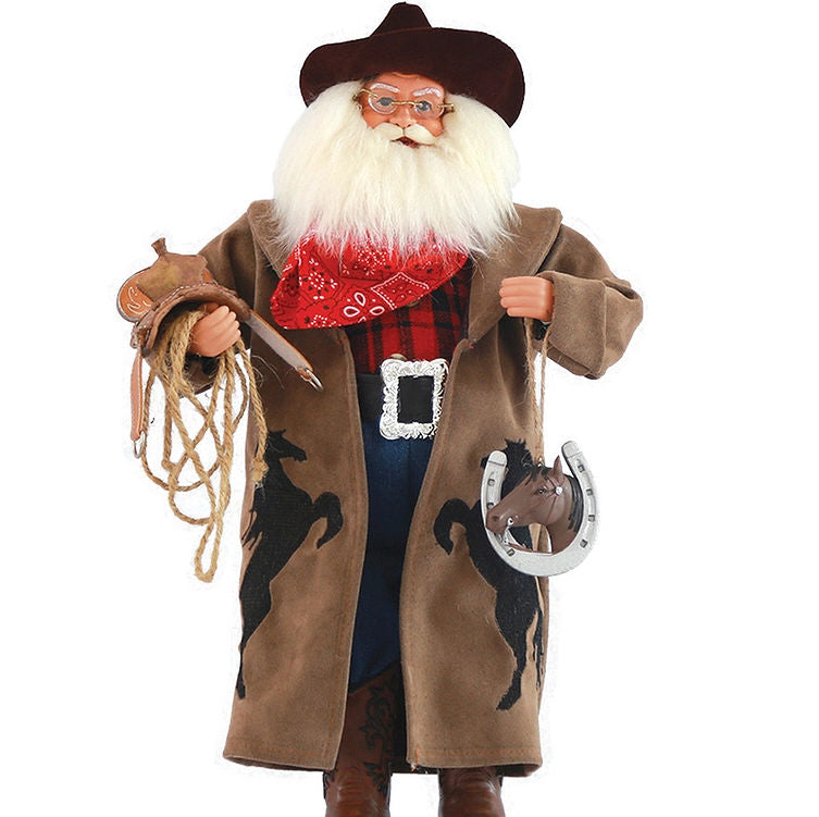 Holiday Horseshoe Santa