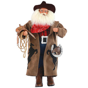 Holiday Horseshoe Santa