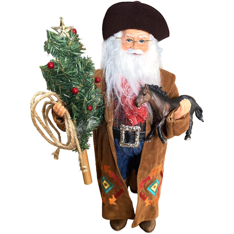 Western Holiday Santa