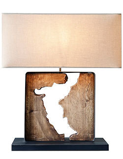 Rugged Ridge Teak Table Lamp
