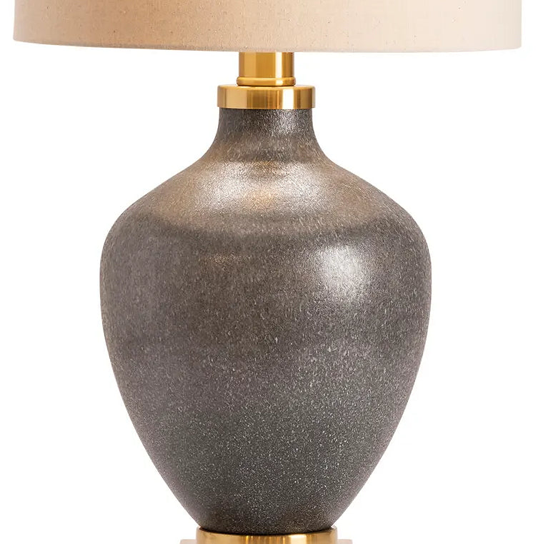 Estate Gray Lighted Base Table Lamp