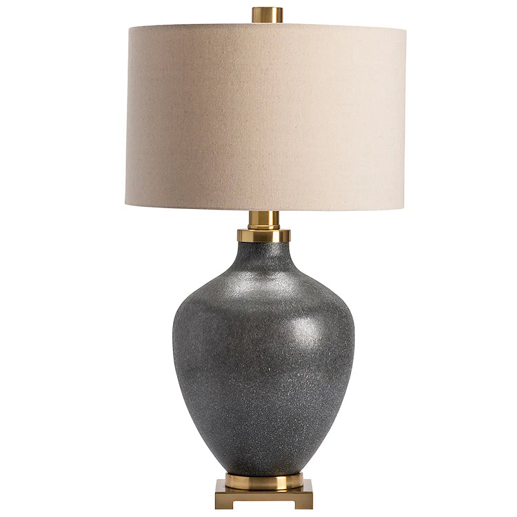 Estate Gray Lighted Base Table Lamp