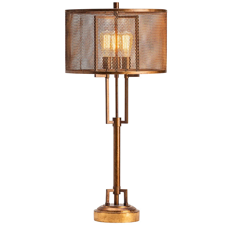 Industrial Golden Age Table Lamp