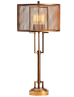 Industrial Golden Age Table Lamp