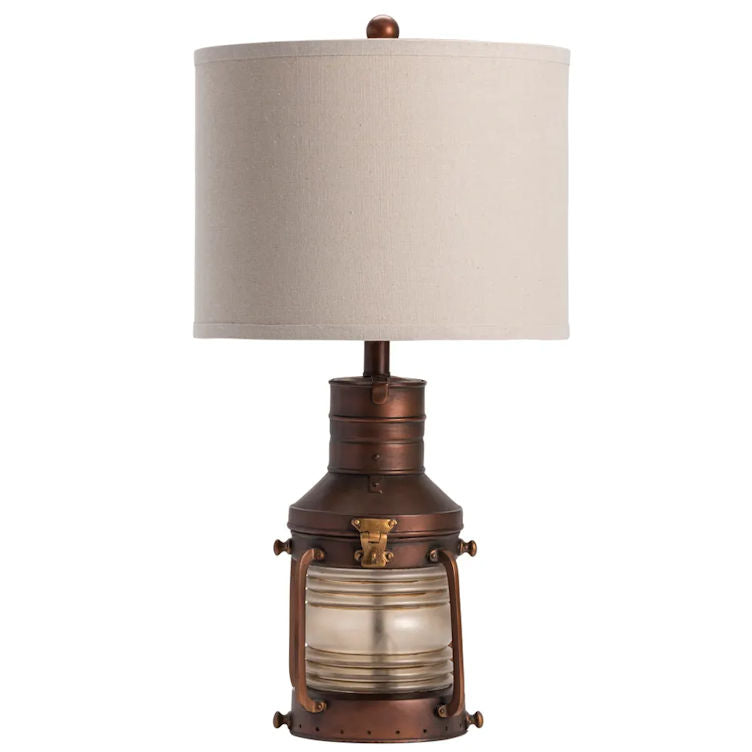 Vintage Ranch Lantern Table Lamp