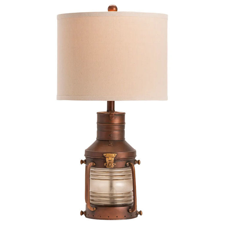 Vintage Ranch Lantern Table Lamp