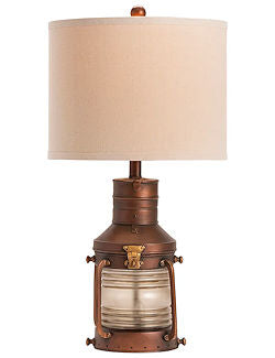 Vintage Ranch Lantern Table Lamp