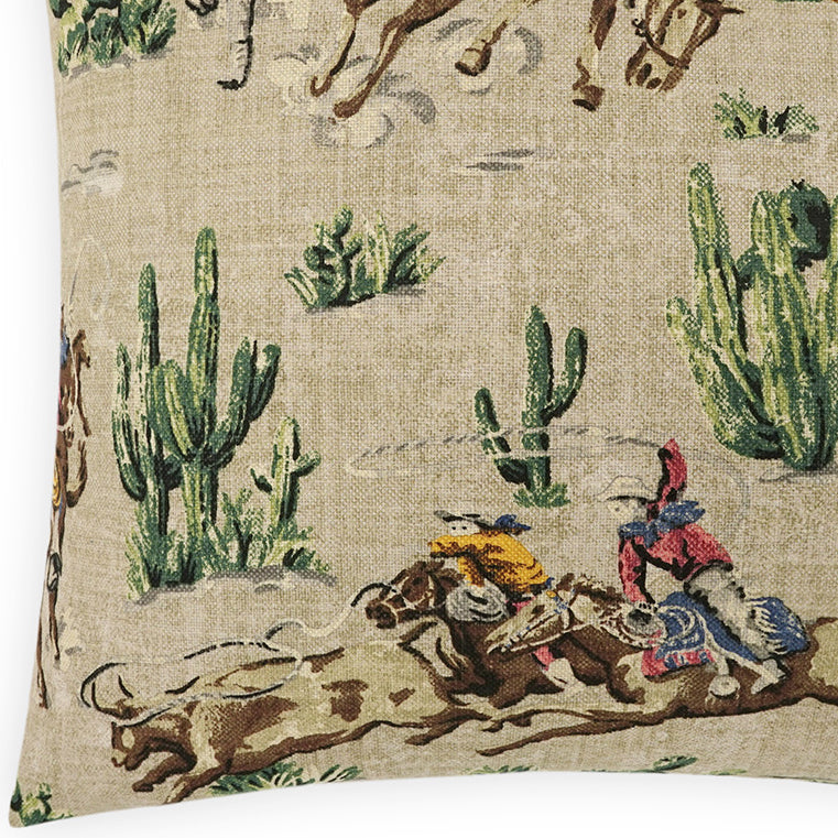 Ranch Hands Linen Pillow