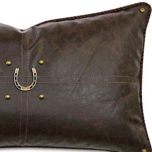 Rustic Horseshoe Accent Pillow