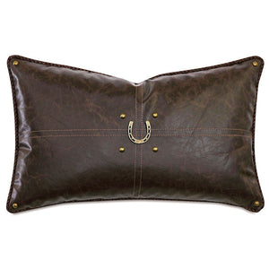 Rustic Horseshoe Accent Pillow