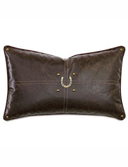 Rustic Horseshoe Accent Pillow