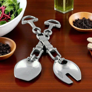 Polished Aluminum Bit-And-Bridle 2-Pc. Server Set - Equine Luxuries