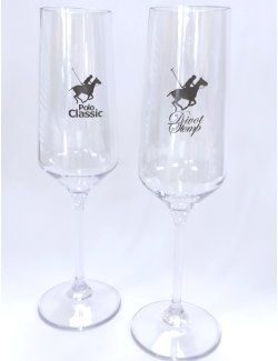 Polo Acrylic Champagne Flutes