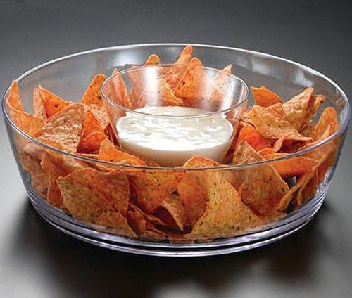 Acrylic Classic Chip & Dip Set