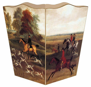 Vintage Hunting Hounds Decoupage Bath Set