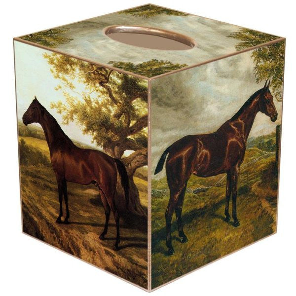 Equine Portraits Decoupage Bath Set