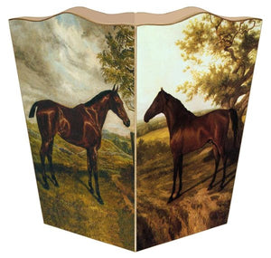 Equine Portraits Decoupage Bath Set