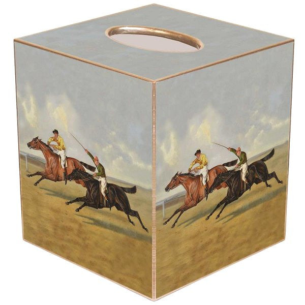 At The Races Decoupage Bath Set - Equine Luxuries