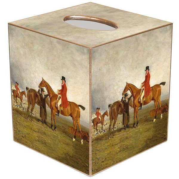 The Hunt Decoupage Bath Set - Equine Luxuries