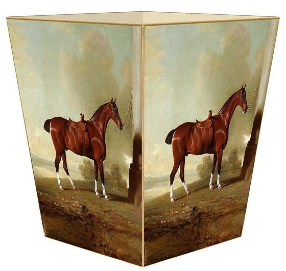 Chestnut Hunter Portrait Decoupage Bath Set