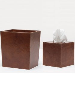 Wellington 4-Piece Leather Bath Set - Equine Luxuries