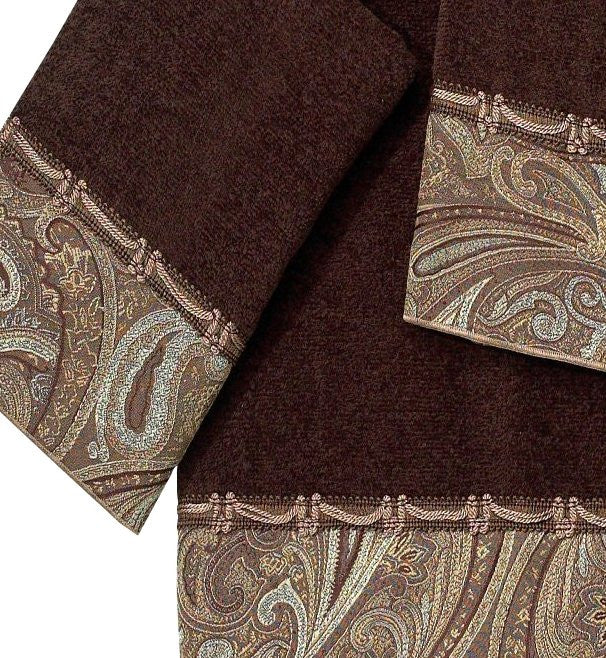 Huntsman's Paisley Cotton Velour Towel Sets