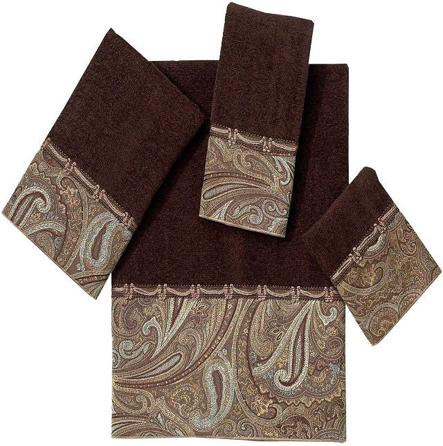 Huntsman's Paisley Cotton Velour Towel Sets