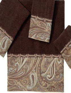 Huntsman's Paisley Cotton Velour Towel Sets