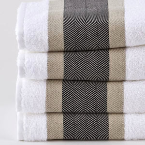 Manor Herringbone 3-Pc. Towel Set