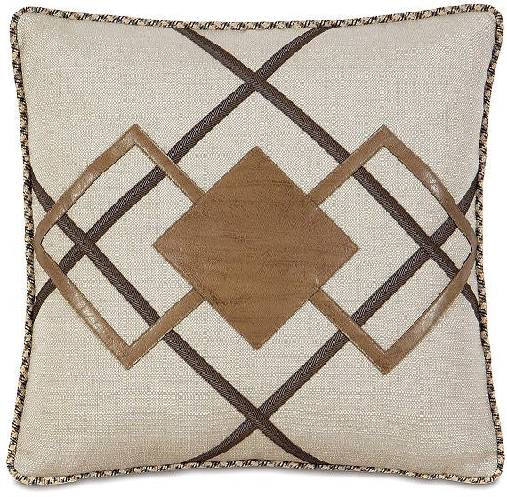 Equine Elements: Diamond Applique Accent Pillow - Equine Luxuries