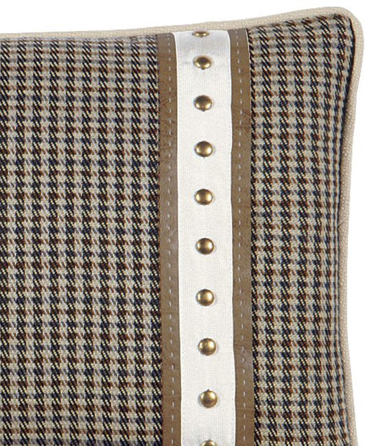 Equine Elements: Houndstooth Lumbar Pillow