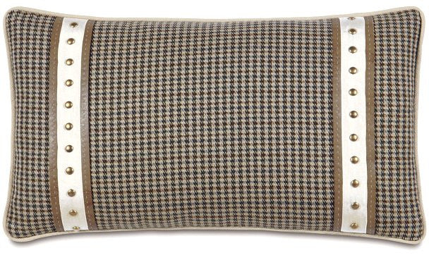 Equine Elements: Houndstooth Lumbar Pillow