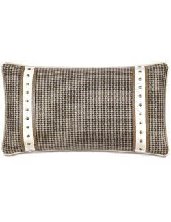 Equine Elements: Houndstooth Lumbar Pillow - Equine Luxuries