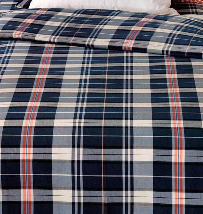 ranch plaid bedding