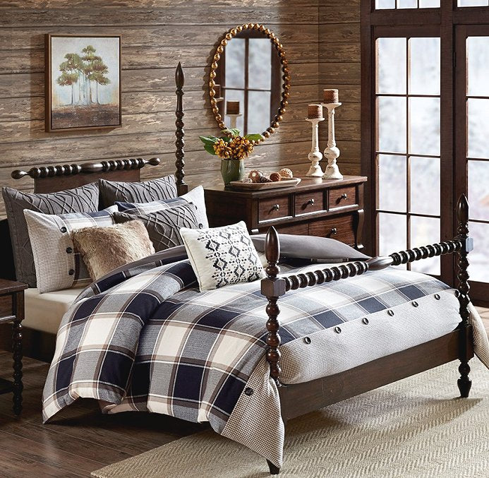 Classic Bunk House Plaid Comforter Sets