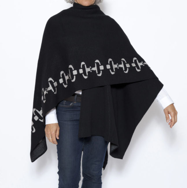 Eco Conscious Horse Bit Knit Wrap