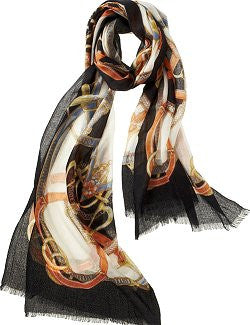 Featherweight Italian Cashmere Scarf/Cinta - Equine Luxuries