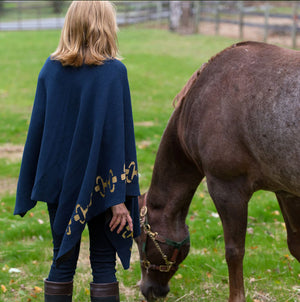 Eco Conscious Horse Bit Knit Wrap