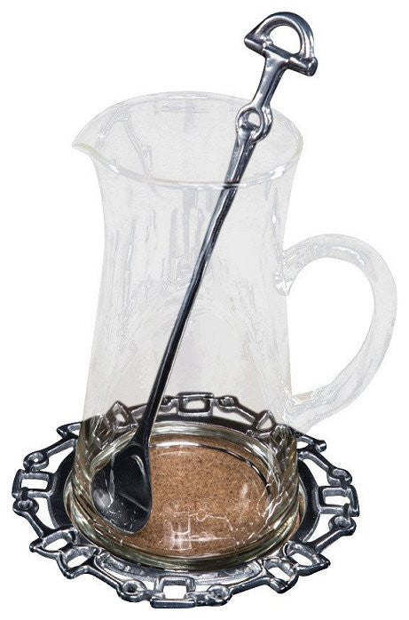 Cast Glass Pitcher