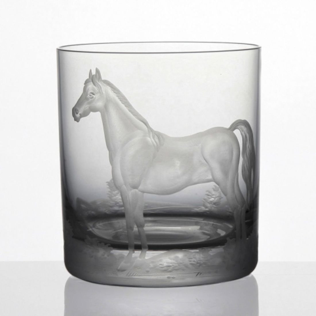 Bohemian Crystal Equestrian Barware