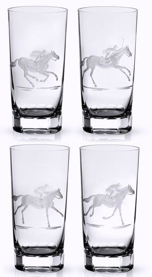 At The Track Engraved Crystal Barware Sets