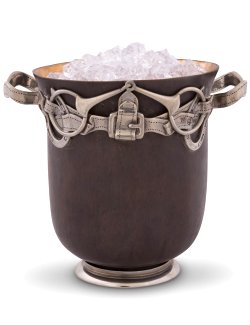 Deep Bronze Equine Ice Bucket