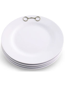 Bit Embellished Non-Breakable Luncheon Plate Set