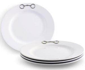 Bit Embellished Non-Breakable Luncheon Plate Set