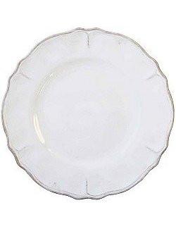 Rustic Beach Cottage Antique White Melamine Dinnerware